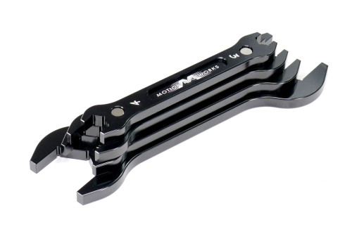 Motion Raceworks 34-101BLK - Motion Billet AN Wrenches 3AN thru 20AN Black Anodized 34-101BLK