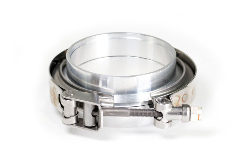 Motion Raceworks 21-11025 - Motion Raceworks 2.5" Aluminum O-ring V-Band Set w/ Quick Release Clamp