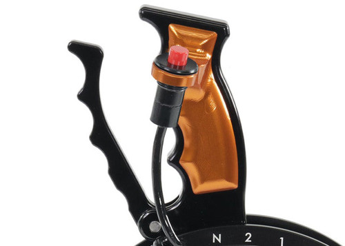 Motion Raceworks 16-144-12 - Operator Button Billet Shifter Grip Set Orange (Button Not Included)