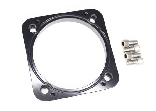 Motion Raceworks 38-10002BLK - Ford 102mm to LS 102mm 4 bolt ICON Throttle Body Adapter Plate 38-10002