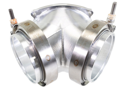 Motion Raceworks 10-14008 - Attachment Only: Billet Y w/ 3" V-Bands for ICON 102mm - 10-14008