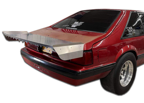Motion Raceworks 31-140 - Motion Raceworks Foxbody Mustang Hatchback 15" Strutless Drag Wing 31-140