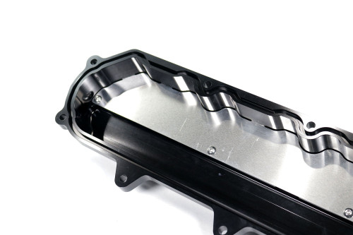Motion Raceworks 11-123BLK-1 - Gen V LT Billet Valve Covers 2650 Blower Clearance