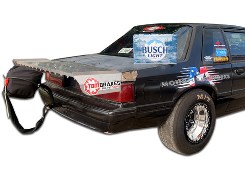 Motion Raceworks 31-100 - Motion Raceworks Foxbody Mustang Coupe / Notch 15" Strutless Drag Wing 31-100