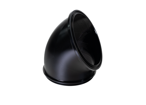 Motion Raceworks 10-14020 - Attachment Only: Clockable 60° Tight Radius 4" V-Band Attachment for ICON 102mm