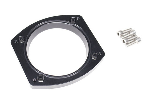 Motion Raceworks 12-10017BLK - Coyote Ford Intake to LS 92mm ICON Throttle Body Adapter Plate 12-10017