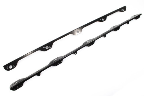 Motion Raceworks 30-10005-1 - Motion Raceworks 1979-93 Fox Body Dzus Hood Rails (38.75") (Black Anodized)