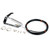 Motion Raceworks 14-030BLK-1 - Motion Raceworks Black Billet CO2 Activated Parachute Handle Release Lever & Cable Mount Kit 14-030BLK