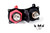 Motion Raceworks 18-170 - Battery Charging Lug Bulkhead w/ Black Anodized Mounting Flange 18-170