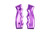 Motion Raceworks 16-143-05 - Operator Billet Shifter Grip Set Purple Anodized