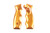 Motion Raceworks 16-144-12 - Operator Button Billet Shifter Grip Set Orange (Button Not Included)