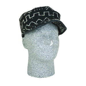 Black & White Mud Cloth Hat - ASSORTED