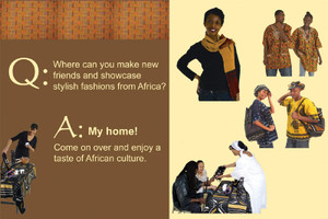 African Home Party Postcards: Pack Of 20