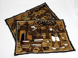 Small Size Mud Cloth Painting