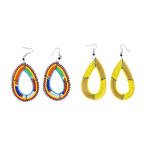 Authentic Maasai Beaded Earrings