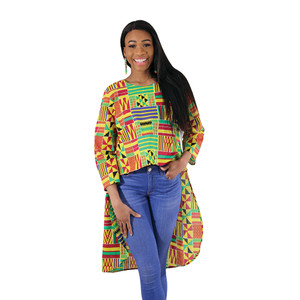 Kente Hi-Lo Top