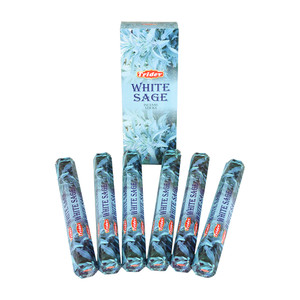 White Sage Incense (Tridev) - 6 Pack