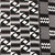 Black & White Mud Print Fabric 6 Yards - B