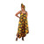 Kente Print Sleeveless Jumpsuit