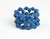 Festival Bead Elastic Bracelet: Blue