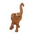 Large Solid Wood Elephants