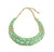 Golden Goddess Stone Necklace: Mint