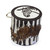 Small African Drum: Zebra