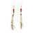 Cowrie Shell Spiral Earrings