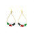 Colors Of Africa Tear Drop Earrings