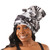 Black & White Head Wrap: Style-B