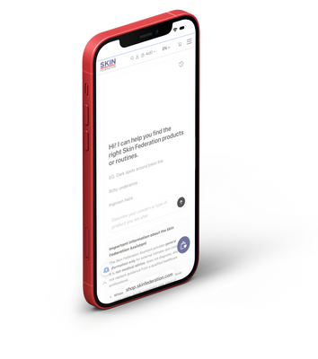 Skin Federation AI Skincare Assistant mobile