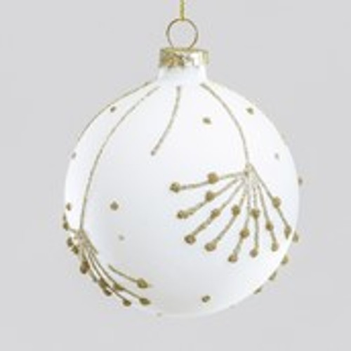 8cm Glass Bead Pattern Ball 