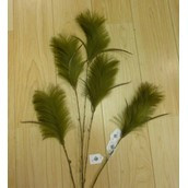99cm Reed Spray x3 Green