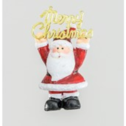 20cm Resin Santa Merry Xmas Pick