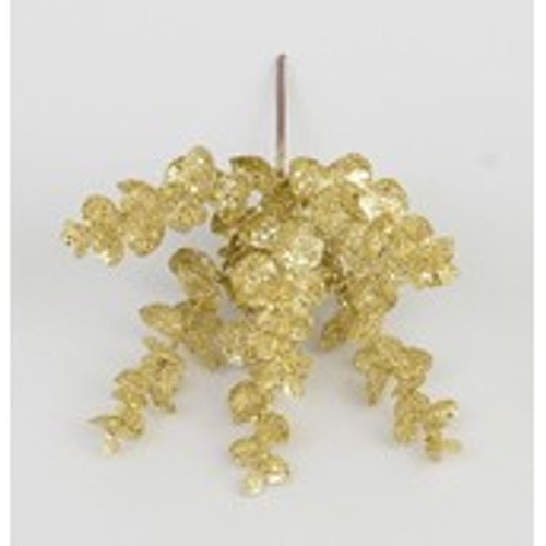 Glitter Eucalyptus Pick Champagne Glitter Eucalyptus Pick Champagne