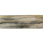 2.5" X 10Y Double Wired Gold Foil Cloth Ribbon Garland