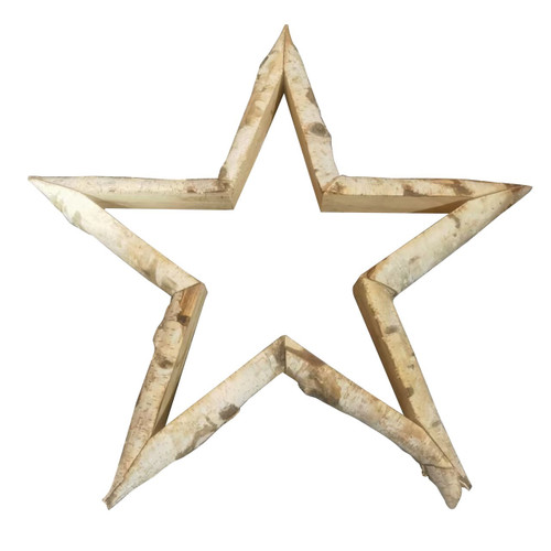 Birch star 53x53x5cm