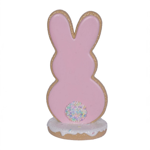 Bunny Silhoutte on a base Pink 10.5x8.5x20cm