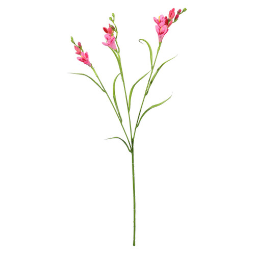 Freesia Spray - Dark Pink - 63cm