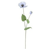 Poppy Spray - Blue - 73cm