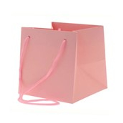 Hand Tie Bag Pink 17x17cm