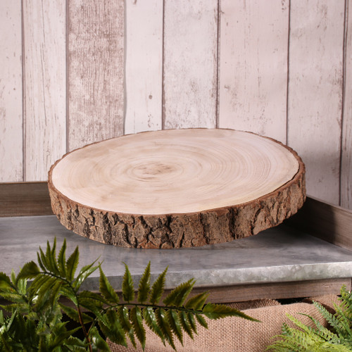 Wood Slice 33 to 37cm - D3.5cm