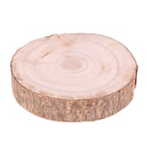 Wood Slice - 11 to 13cm - D2.5cm
