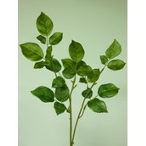 92cm Rose Leaf Spray x3