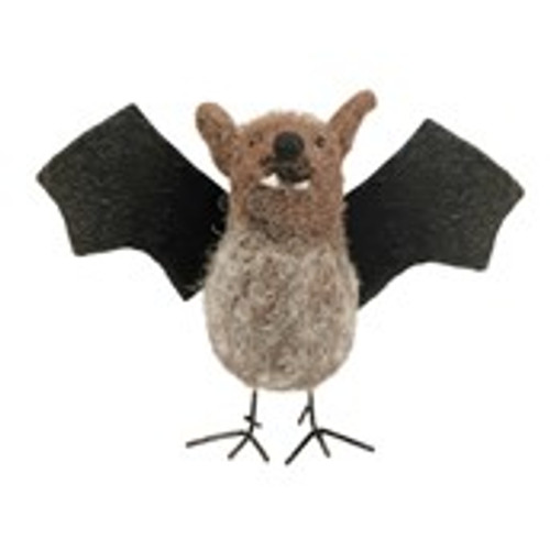 Felt  Bat Hanging Decoration - H10cm