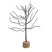 Felt Twiggy Tree Ornament with Wooden Base -H 40cm