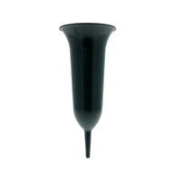 Grave Vase Spike Green 26Cm