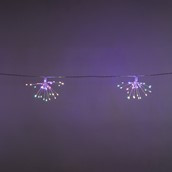400 multi colour LED 10 Piece Firework Ball Lights 