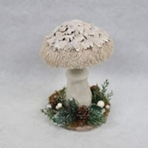 Mushroom Ornament Glitter small 14x20cm