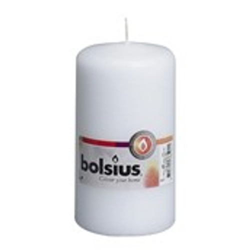 Bolsius Pillar Candle White (130/68 mm)